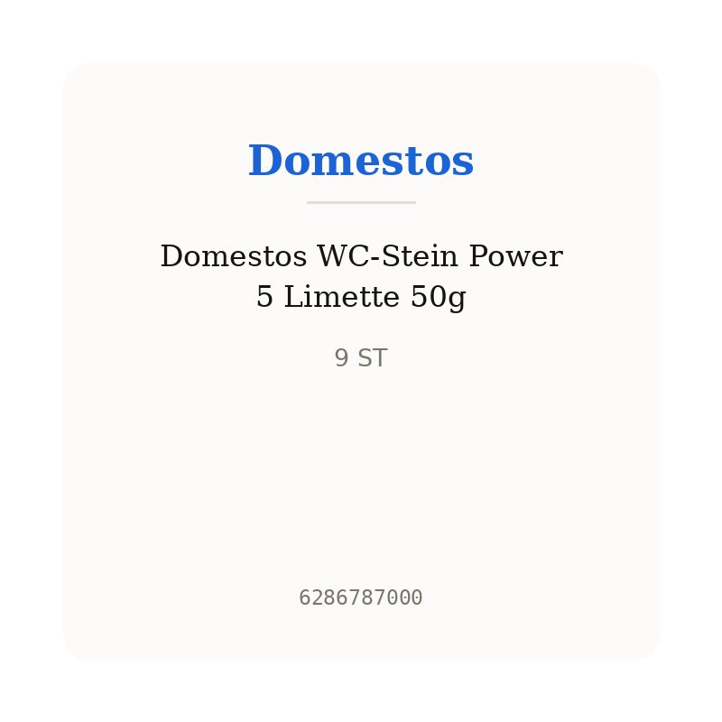 Domestos WC-Stein Power 5 Limette 50g