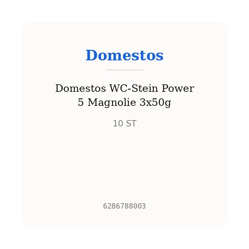 Domestos WC-Stein Power 5 Magnolie 3x50g