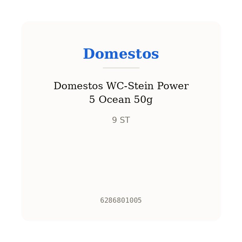 Domestos WC-Stein Power 5 Ocean 50g