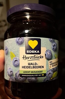 EDEKA Herzstücke Waldheidelbeeren leicht gezuckert 340g