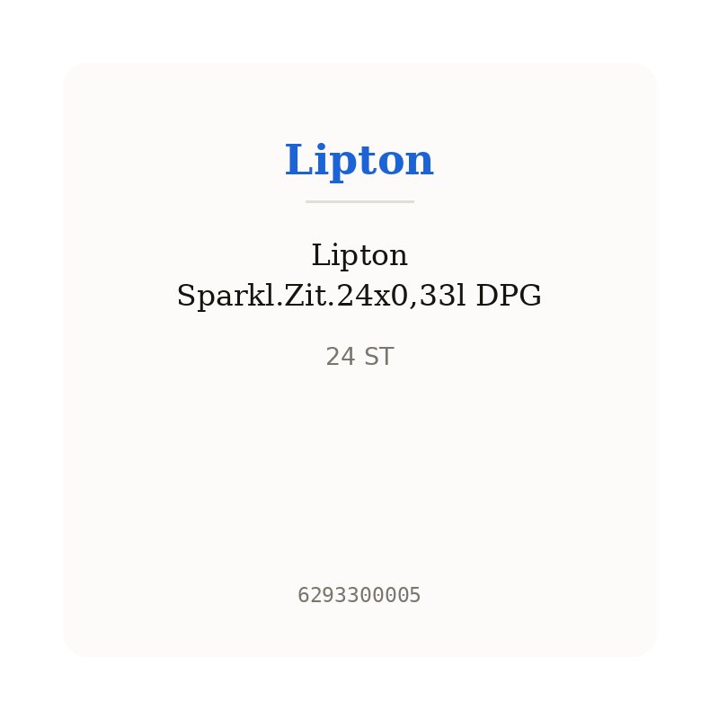 Lipton Sparkl.Zit.24x0,33l DPG