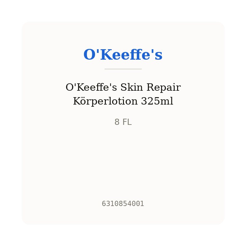 O'Keeffe's Skin Repair Körperlotion 325ml