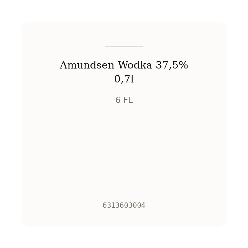 Amundsen Wodka 37,5% 0,7l