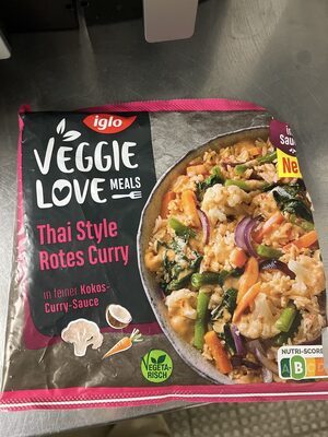 Iglo Thai Style Rotes Curry 450g