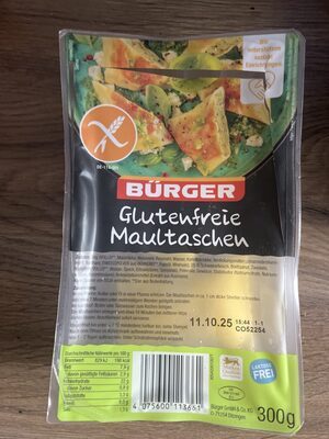 Bürger Glutenfreie Maultaschen 300g