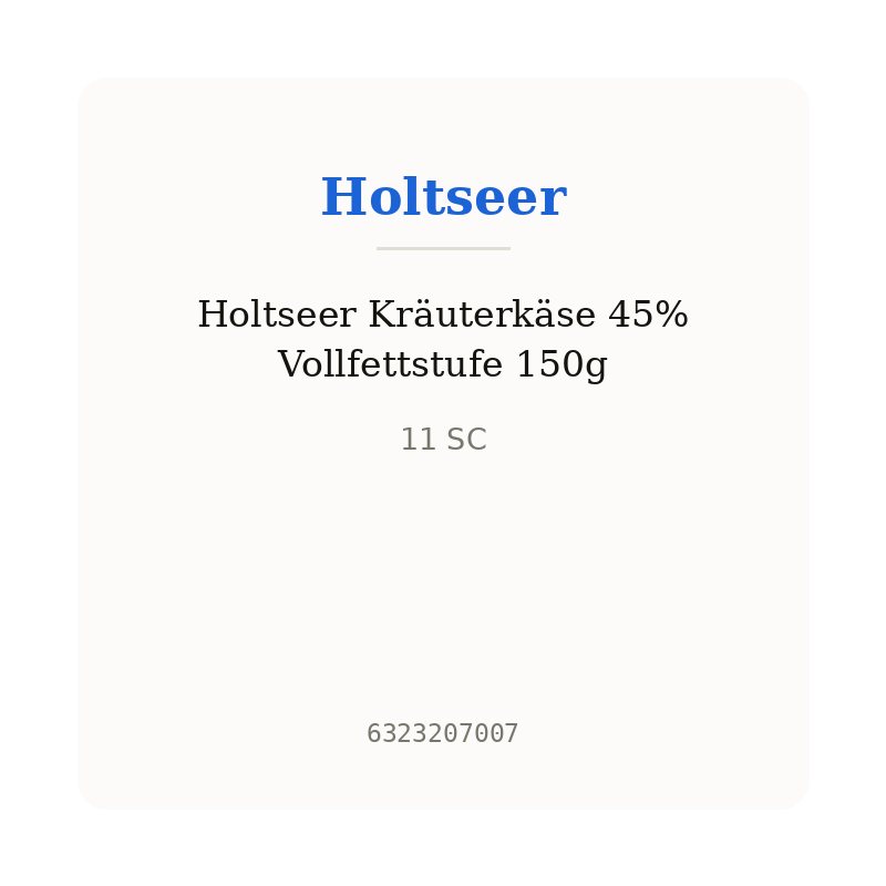 Holtseer Kräuterkäse 45% Vollfettstufe 150g