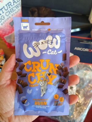 WOW Cat Crunchy Snack mit Huhn 60g