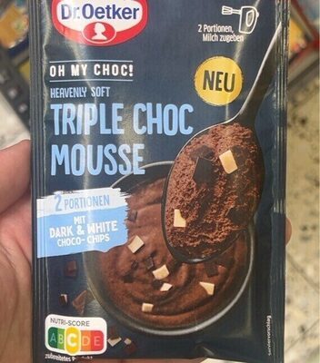 Dr.Oetker Oh My Choc! Triple Choc Mousse für 0,2l 70g