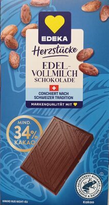 EDEKA Herzstücke Flachtafel Vollmilch 100g