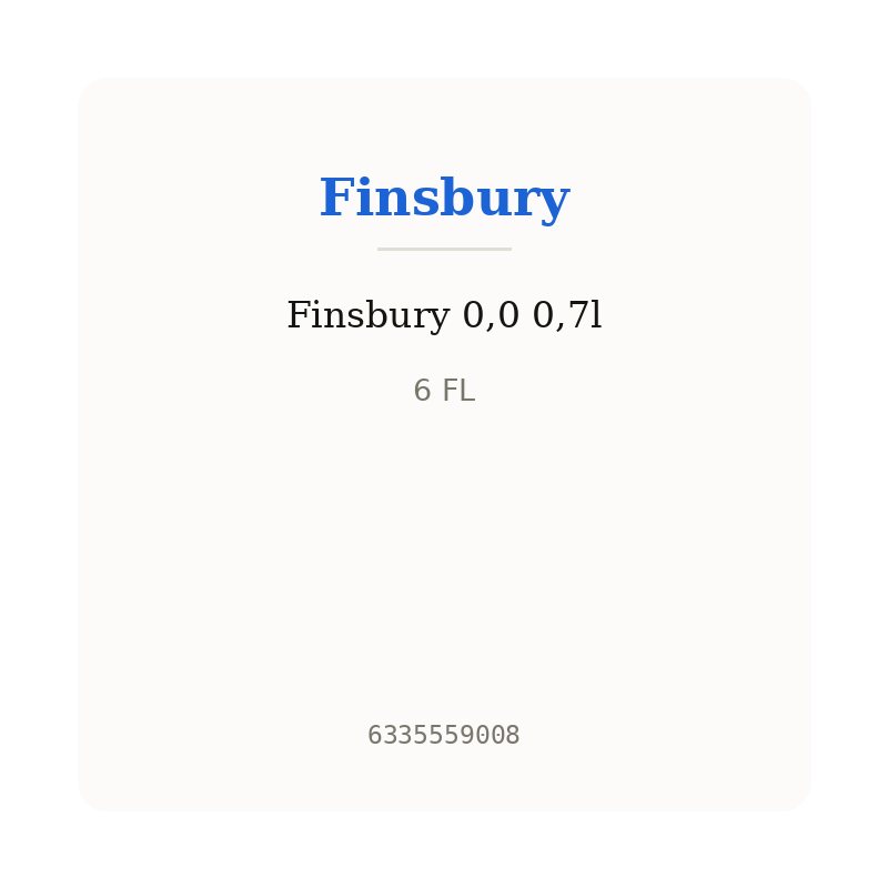 Finsbury 0,0 0,7l