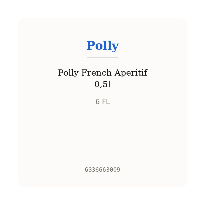 Polly French Aperitif 0,5l