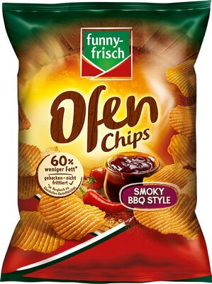 Funny-frisch Ofen Chips Smoky BBQ Style 125g