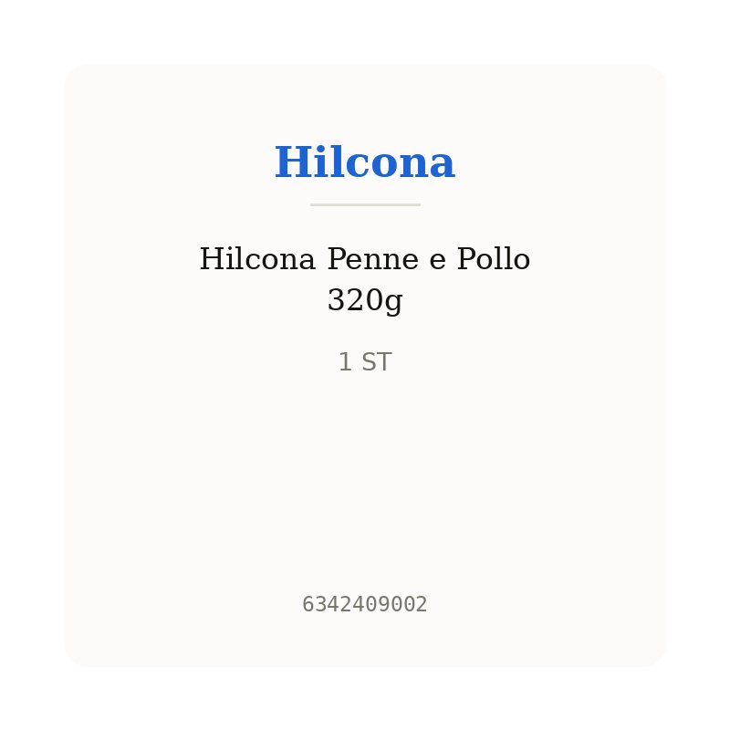 Hilcona Penne e Pollo 320g