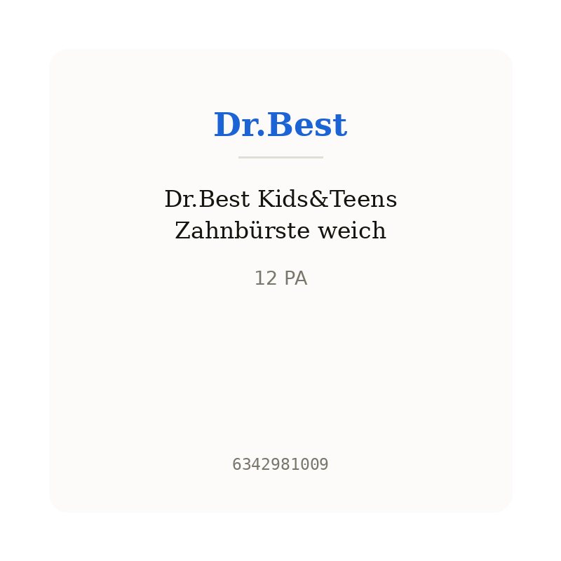 Dr.Best Kids&Teens Zahnbürste weich