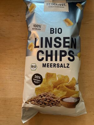 Bio Heimatgut Linsen Chips Meersalz 75g