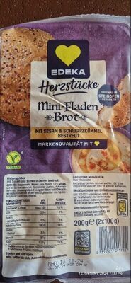 EDEKA Herzstücke Mini Fladenbrote 2x100g