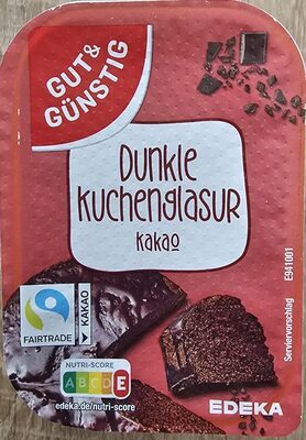 GUT&GÜNSTIG Kakaoglasur Zartbitter 200g