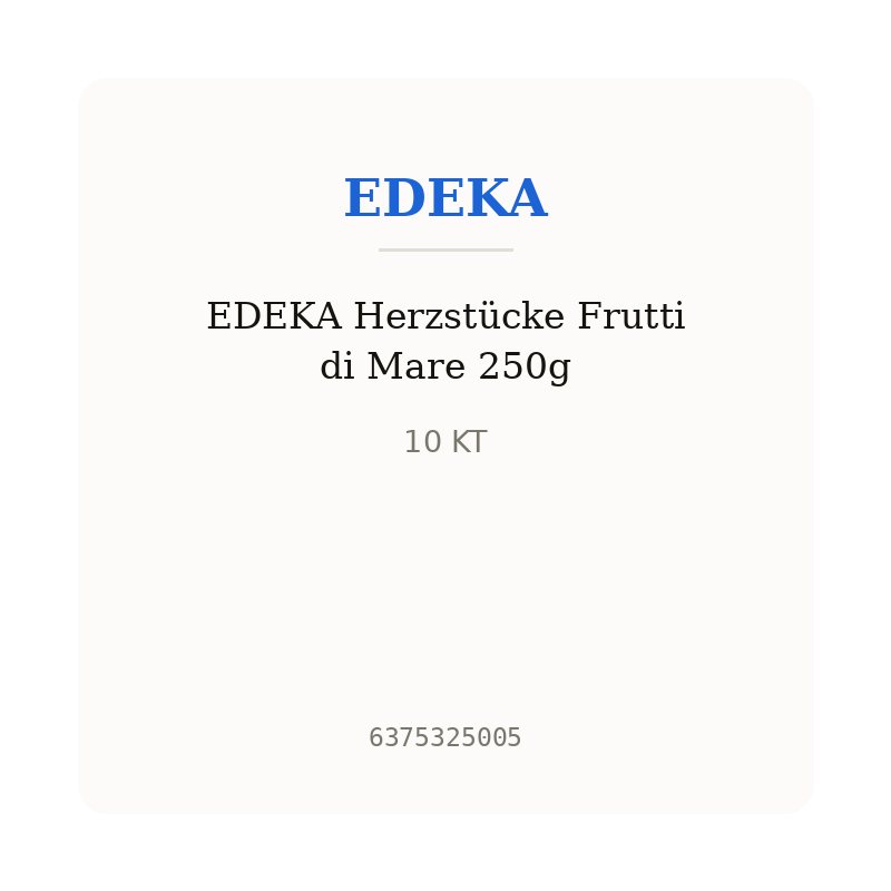 EDEKA Herzstücke Frutti di Mare 250g