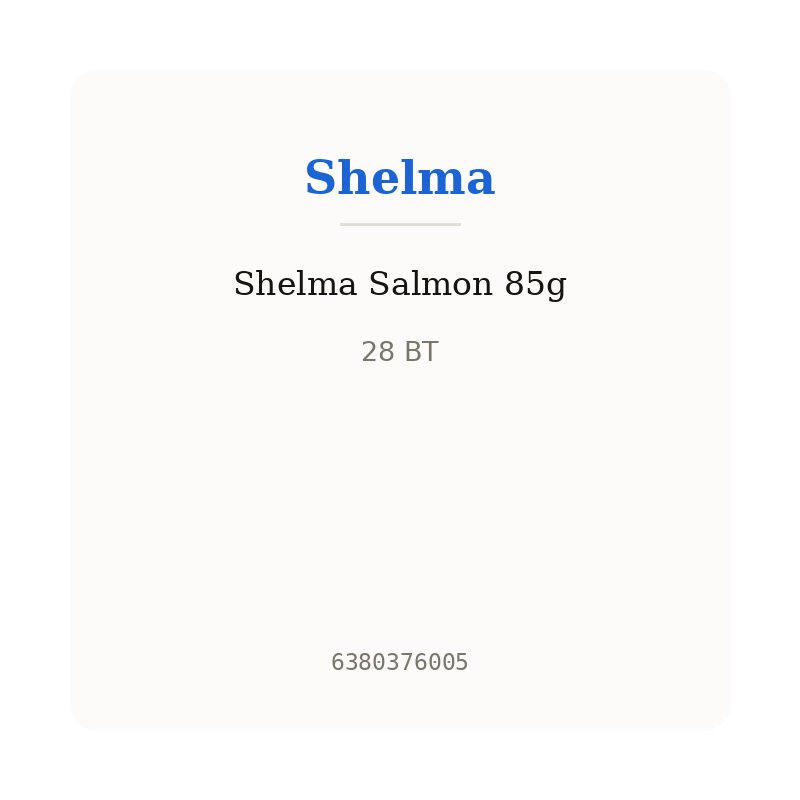 Shelma Salmon 85g