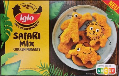 Iglo Chicken Nuggets Safari Mix 250g QS ITW