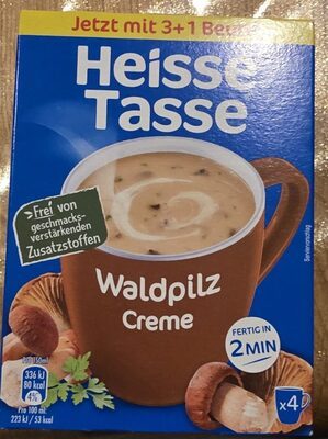 Heisse Tasse Waldpilz Creme für 600ml 65,6g