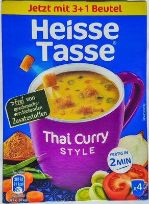 Heisse Tasse Thai Curry Style für 600ml 77,6g