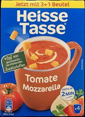 Heisse Tasse Tomate Mozzarella für 600ml 73,6g