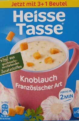 Heisse Tasse Knoblauch Französische Art für 600ml 78g