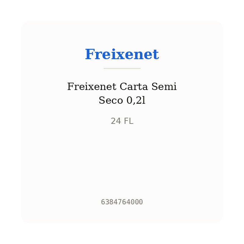 Freixenet Carta Semi Seco 0,2l