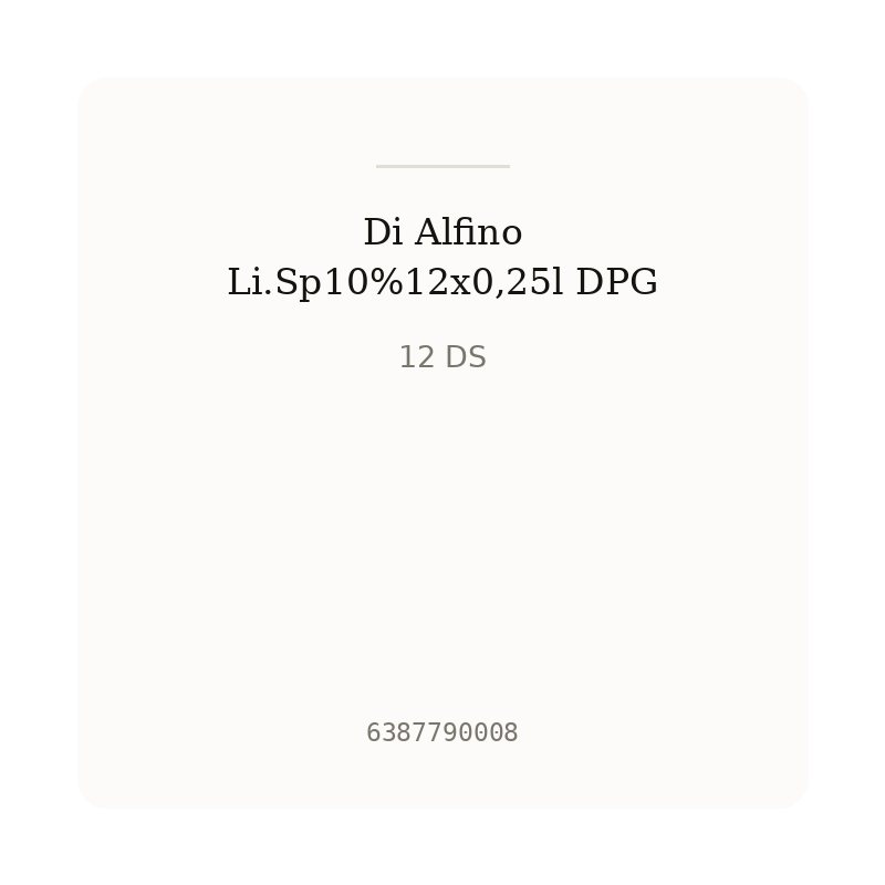 Di Alfino Li.Sp10%12x0,25l DPG