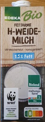 Bio EDEKA H-Weidemilch 1,5% 1l