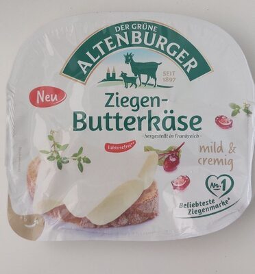 Der Grüne Altenburger Ziegen-Butterkäse Vollfettstufe 120g
