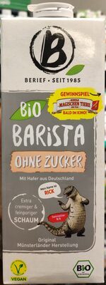 Bio Berief Barista ohne Zucker 1l