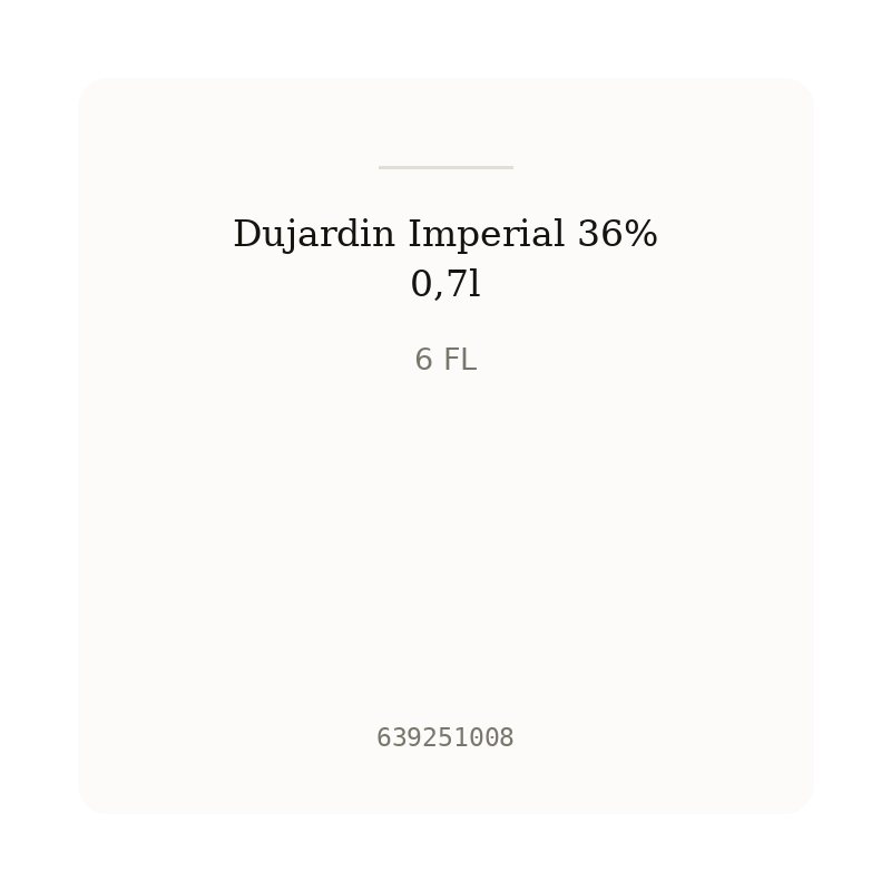 Dujardin Imperial 36% 0,7l