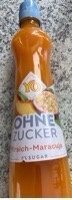 YO Sirup ohne Zucker Pfirsich Maracuja 0,7l