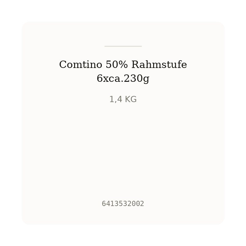 Comtino 50% Rahmstufe 6xca.230g