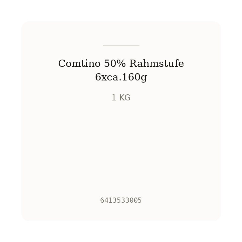 Comtino 50% Rahmstufe 6xca.160g