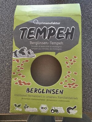 Bio Tempehmanufaktur Berglinsen Tempeh 185g