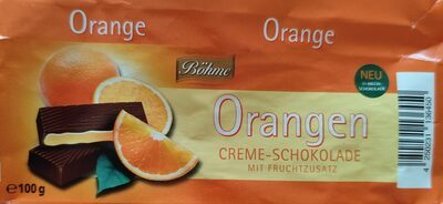 Böhme Creme-Schokolade Orange 100g