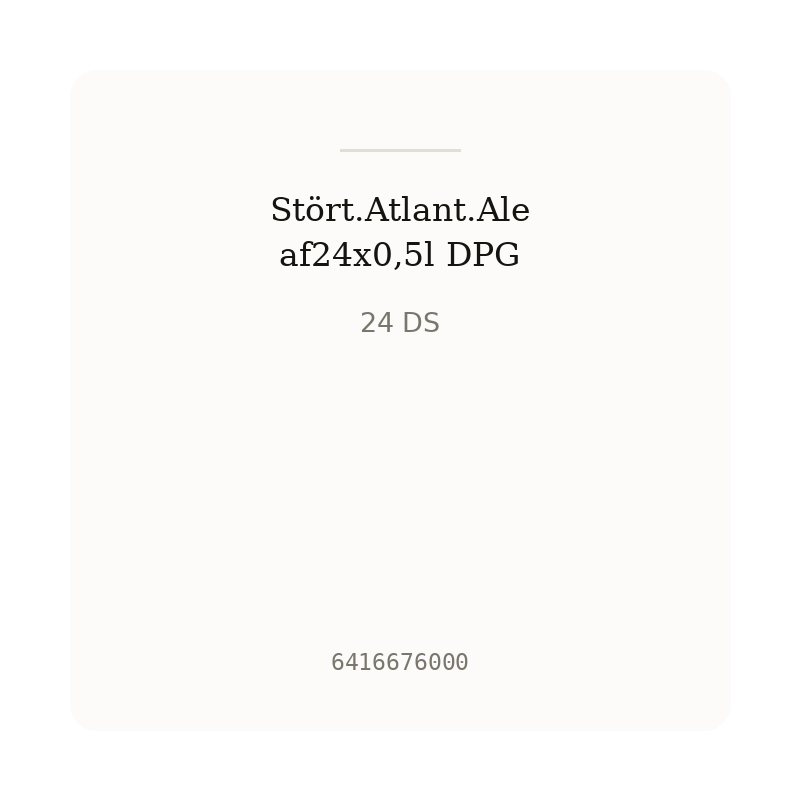 Stört.Atlant.Ale af24x0,5l DPG
