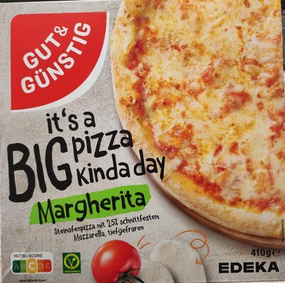 GUT&GÜNSTIG Big Pizza Margherita 410g
