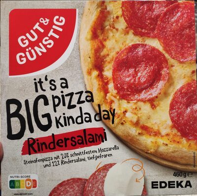 GUT&GÜNSTIG Big Pizza Rindersalami 460g