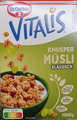 Dr.Oetker Vitalis Knusper Müsli 1500g