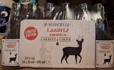 St.Hubertus Lakritz Tropfen 15,3% 0,02l