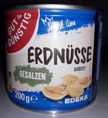 GUT&GÜNSTIG Erdnüsse geröstet gesalzen 200g