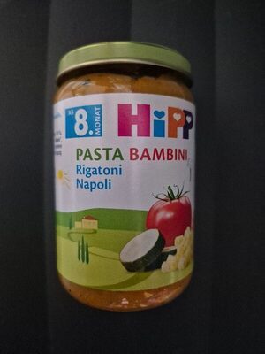 Bio Hipp Pasta Bambini Rigatoni Napoli 220g