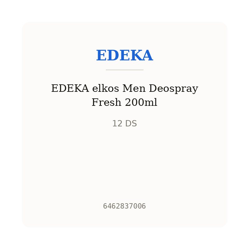 EDEKA elkos Men Deospray Fresh 200ml