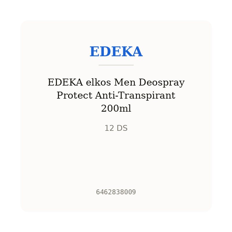 EDEKA elkos Men Deospray Protect Anti-Transpirant 200ml