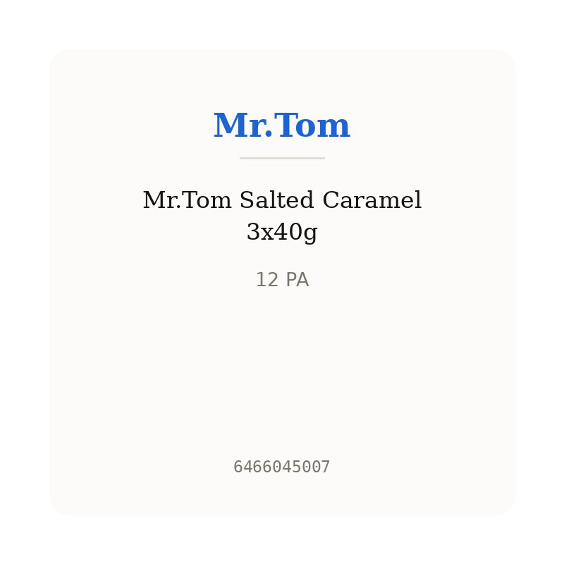 Mr.Tom Salted Caramel 3x40g