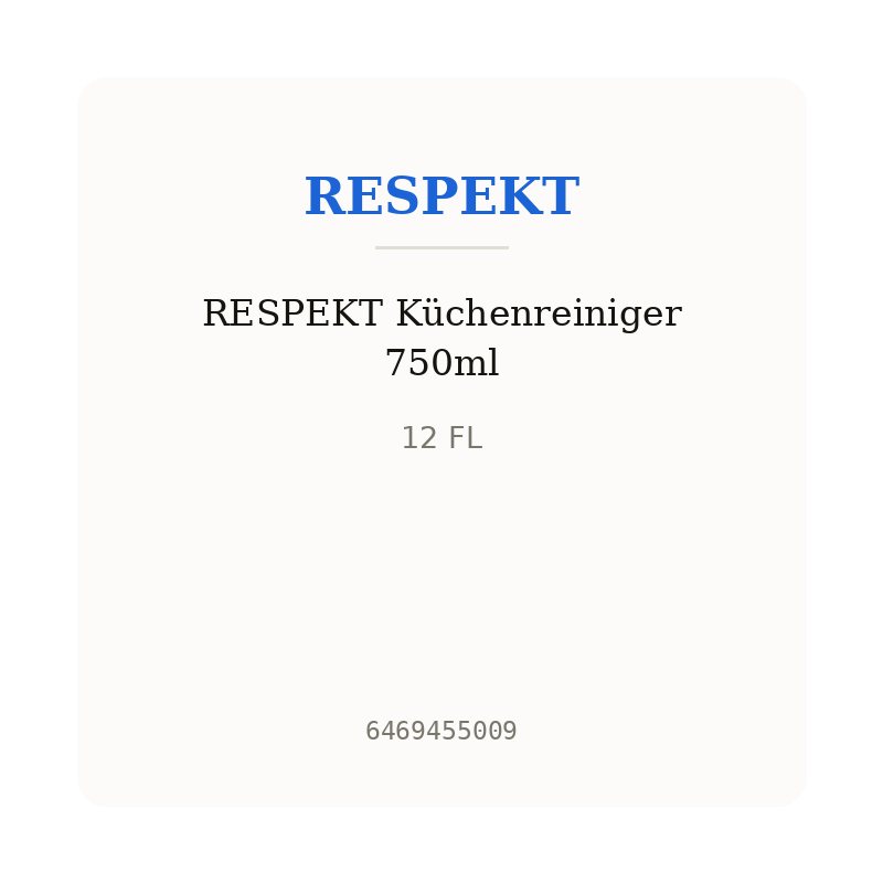 RESPEKT Küchenreiniger 750ml